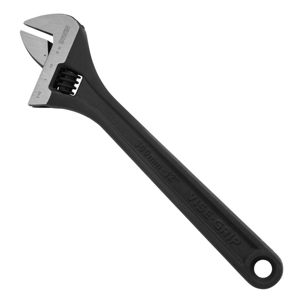 Irwin VISE-GRIP 12-in Black Oxide Adjustable Wrench - Ascmtools