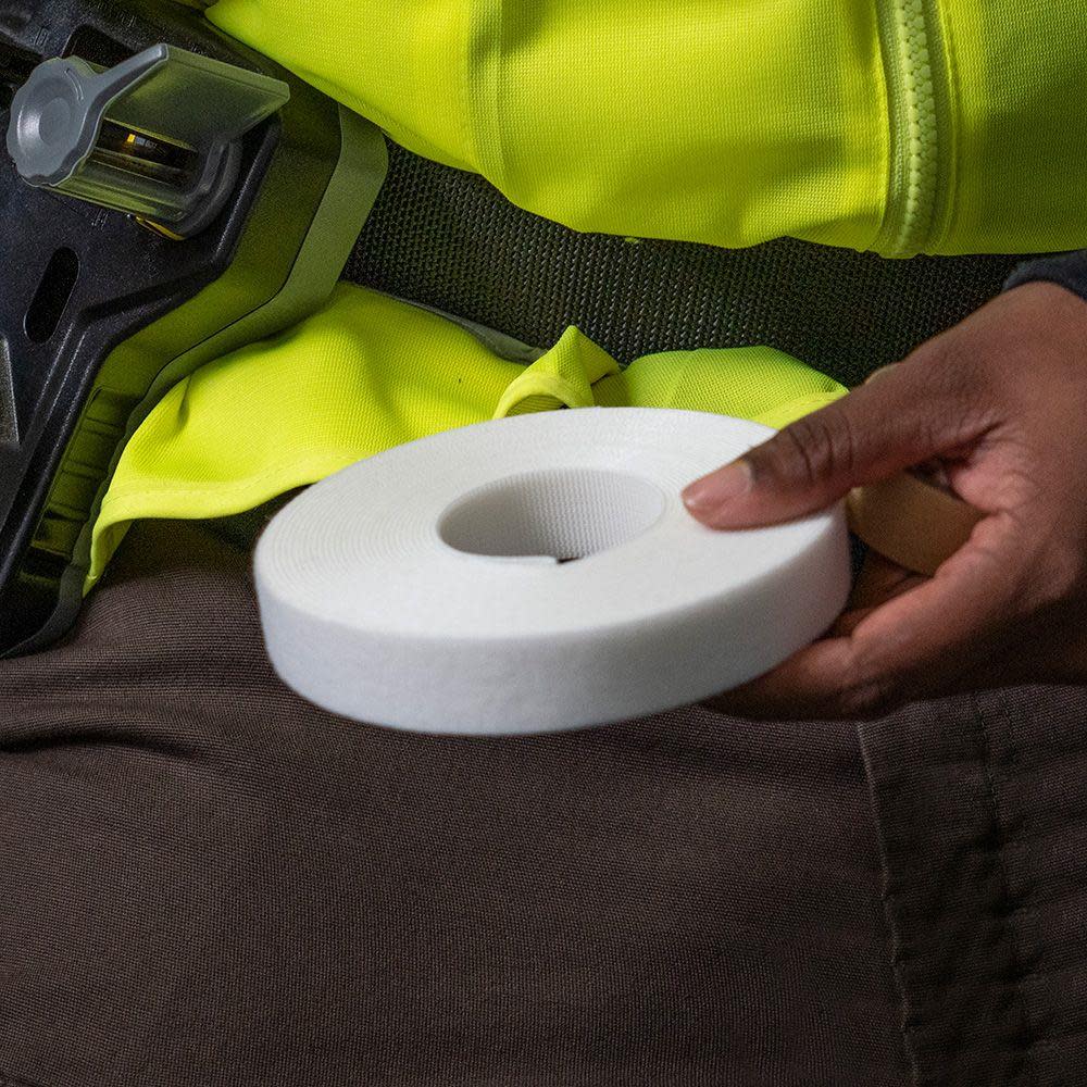 Klein Tools Hook & Loop Roll 3/4″ x 25′ White - Ascmtools
