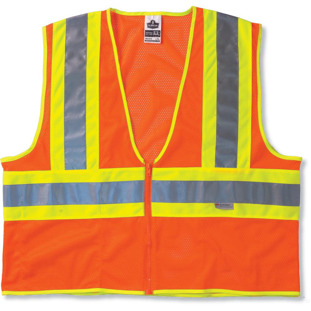 Ergodyne GloWear 8230Z Class 2 Two-Tone Vest – 2XL/3XL - Ascmtools