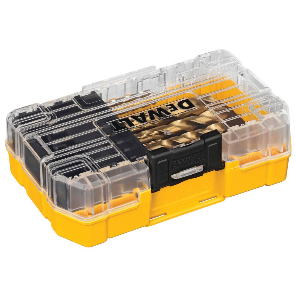 DEWALT 14-PC Titanium Nitride Coating PP Drill Bit Set - Ascmtools