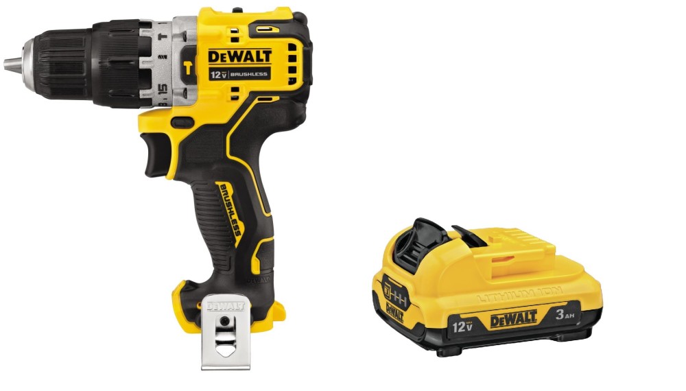 DEWALT XTREME 12V MAX 3/8″ Hammer Drill with 12V MAX 3Ah Battery Kit - Ascmtools