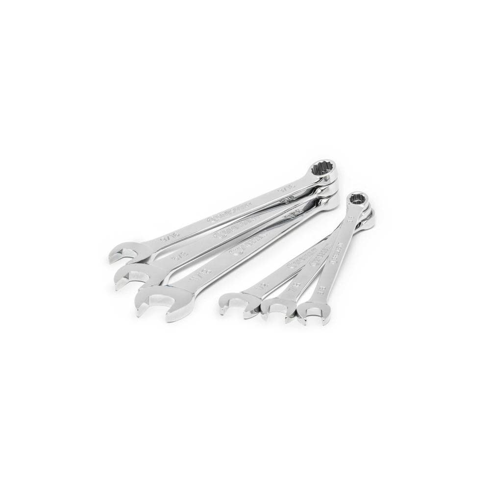 Crescent SAE Combination Wrench Set 12 Point 6pc - Ascmtools