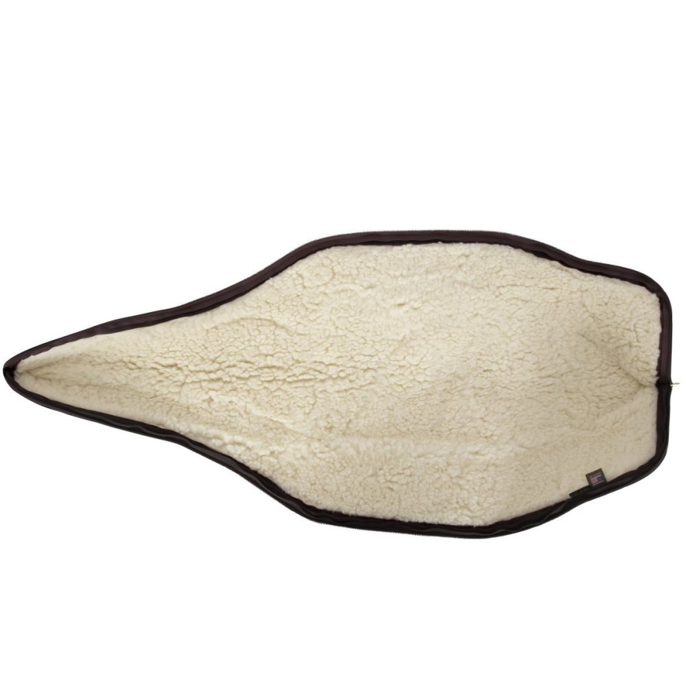 Duluth Pack 55 In. L Brown Pebbled Leather Rifle Case With Scope - Ascmtools