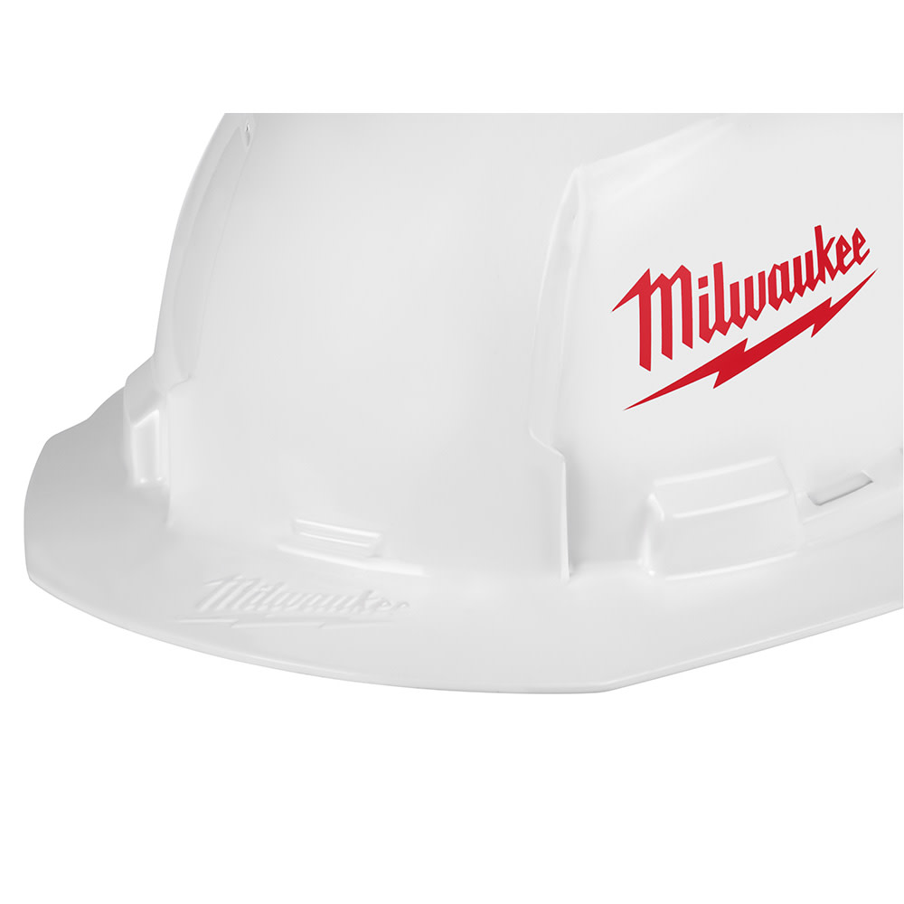 Milwaukee Full Brim Hard Hat with BOLT Accessories Type 1 Class E - Ascmtools