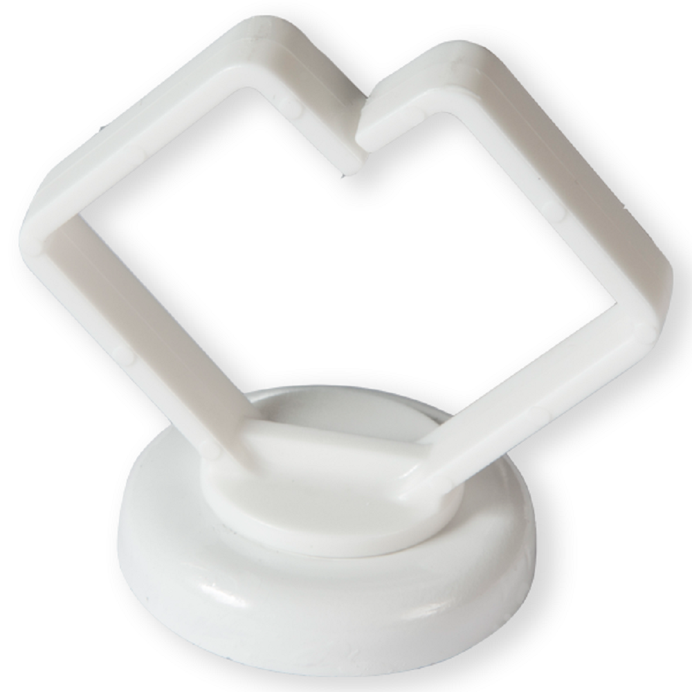 Rack-A-Tiers Mag Daddy Magnetic Cable Holder White 1/2″ 10pk - Ascmtools
