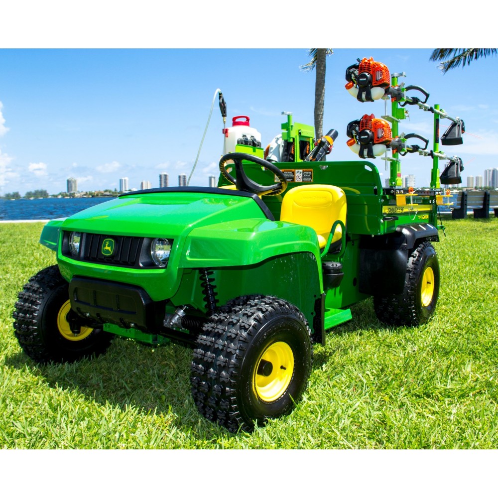 Green Touch Bed Rail System For John Deere Gator Plastic Bed - Ascmtools