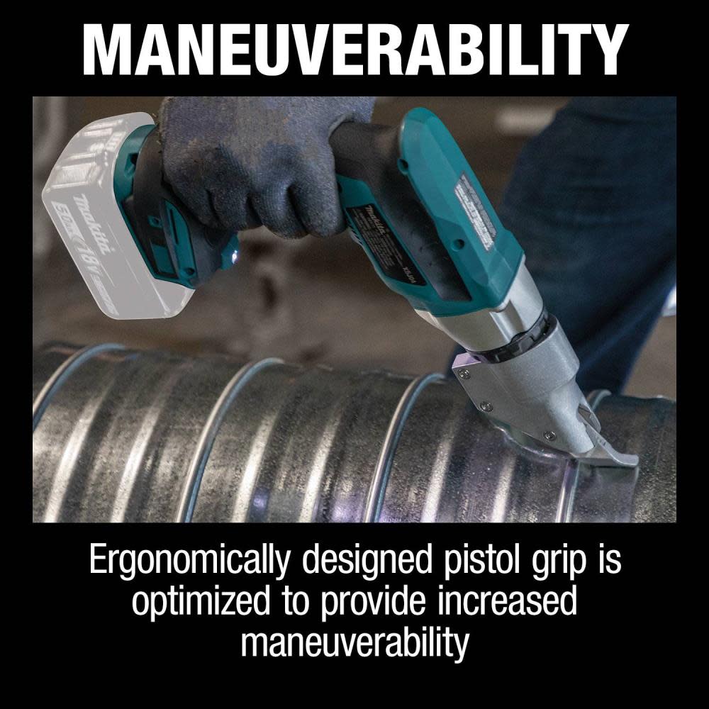 Makita 18V LXT Offset Shear 18 Gauge Bare Tool - Ascmtools