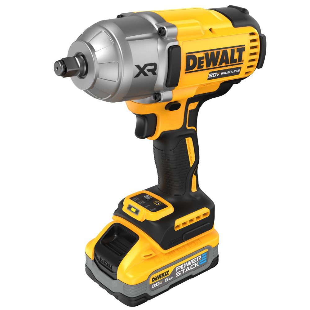 DEWALT 20V MAX XR 1/2″ High Torque Impact Wrench with Hog Ring Anvil Cordless Kit - Ascmtools