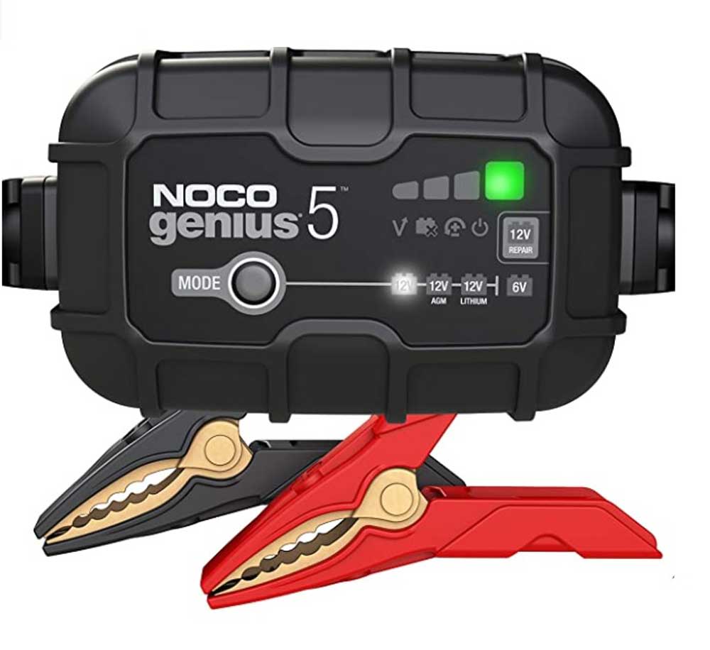 Noco Genius 5 Smart Battery Charger - Ascmtools