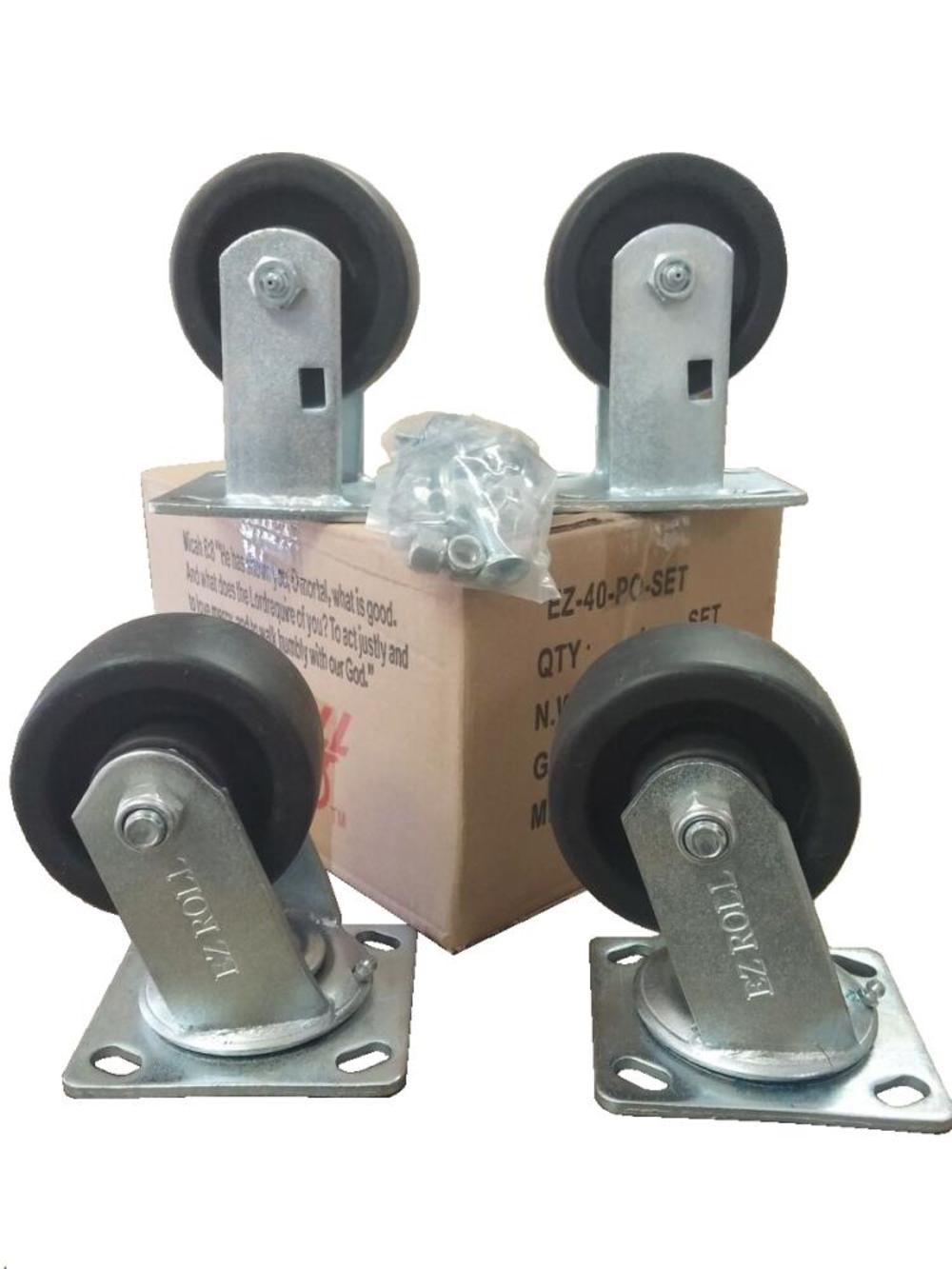 EZ Roll Casters Casters Set - Ascmtools