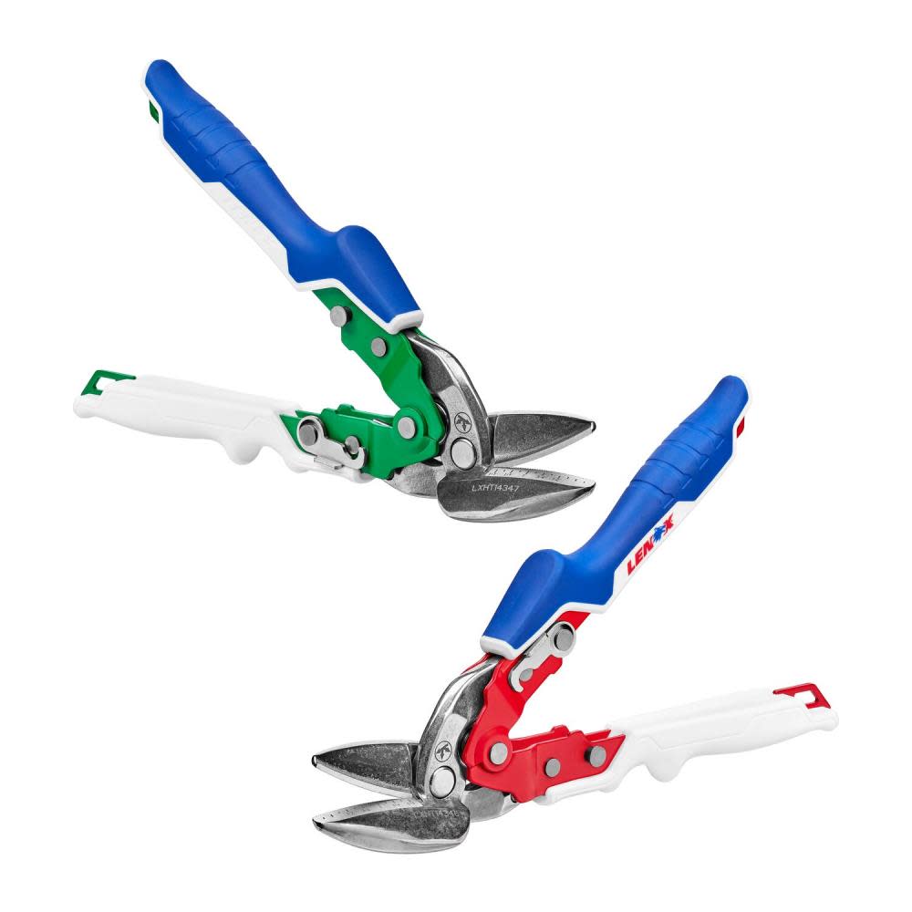 Lenox Offset Left and Right Cut Aviation Snips Combo - Ascmtools