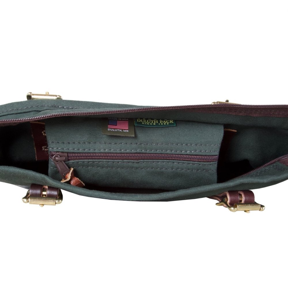 Duluth Pack 9 Liters Capacity Olive Drab Lakewalk Tote - Ascmtools