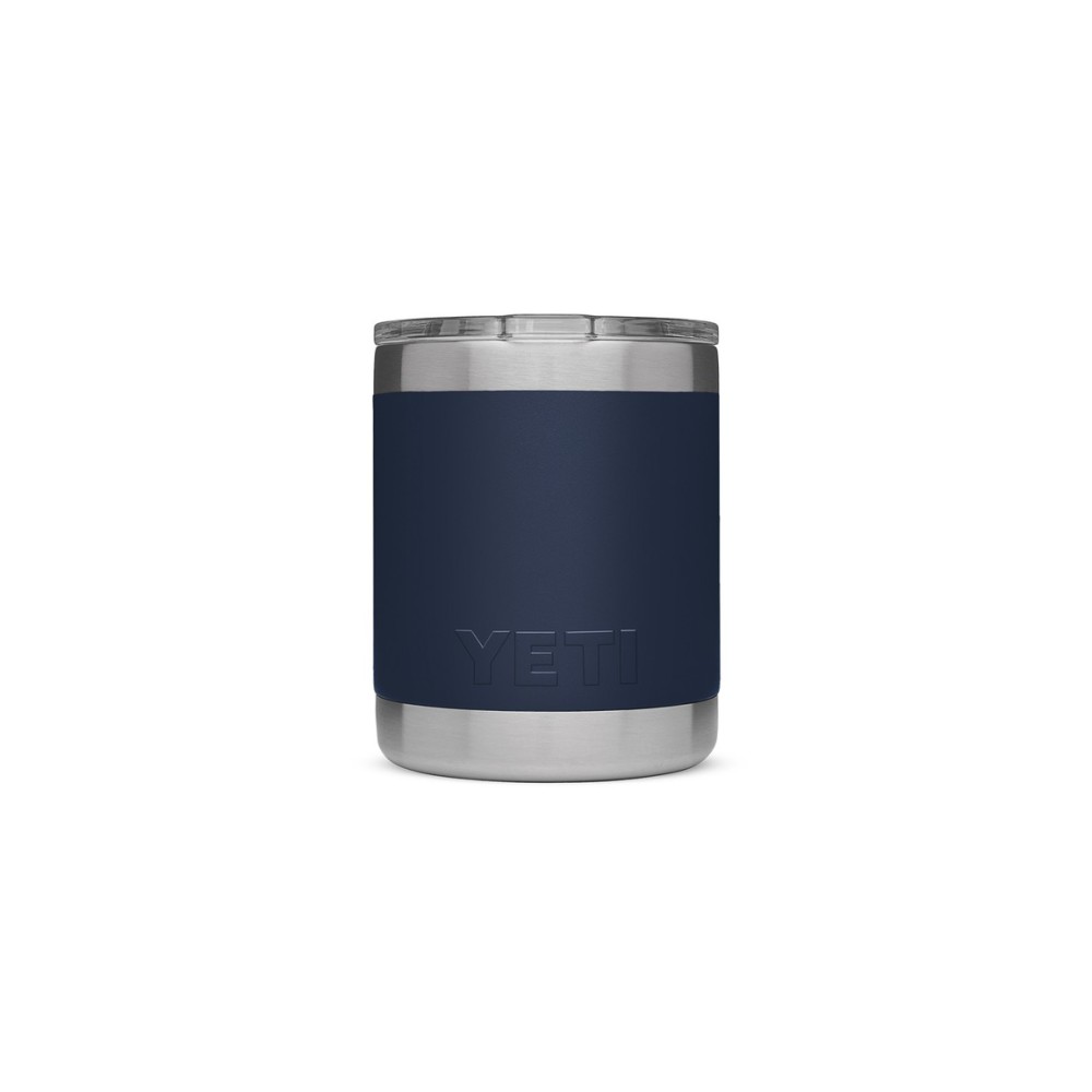 Yeti Rambler Lowball with MagSlider Lid 10oz Navy - Ascmtools