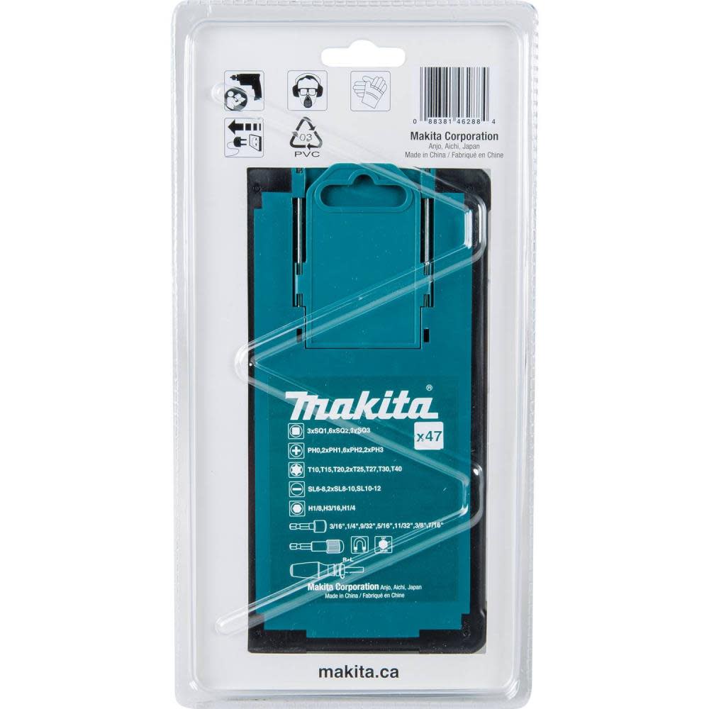Makita 47 Pc. Ratchet and Bit Set - Ascmtools