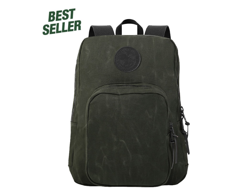 Duluth Pack 21 Liter Capacity Wax Olive Drab Large Standard Backpack - Ascmtools
