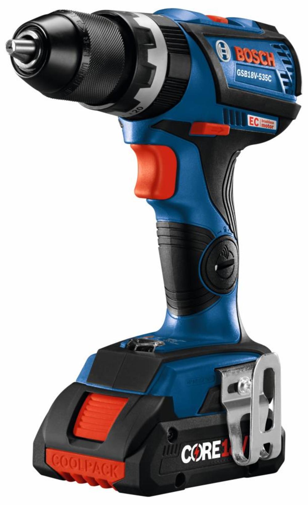 Bosch 18V EC Compact Tough 1/2″ Hammer Drill/Driver Kit - Ascmtools