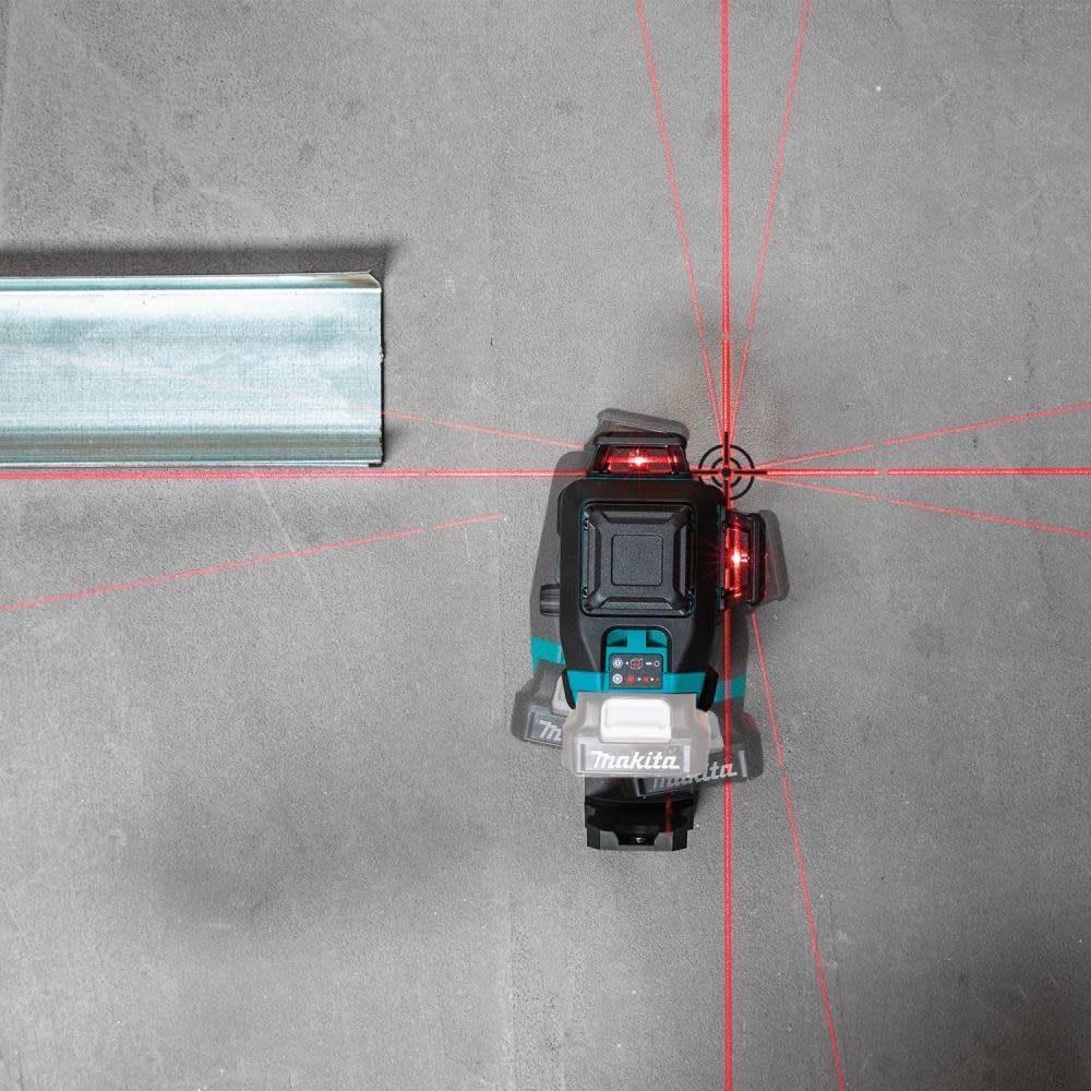 Makita 12V max CXT Self Leveling 360 3 Plane Red Laser Bare Tool - Ascmtools