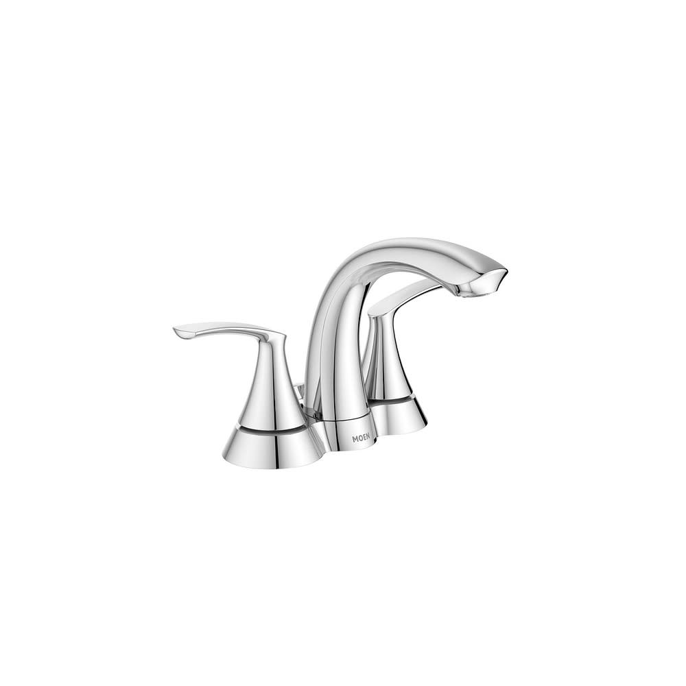 Moen Darcy Bathroom Lavatory Faucet Chrome 2 Handle Low Arc - Ascmtools