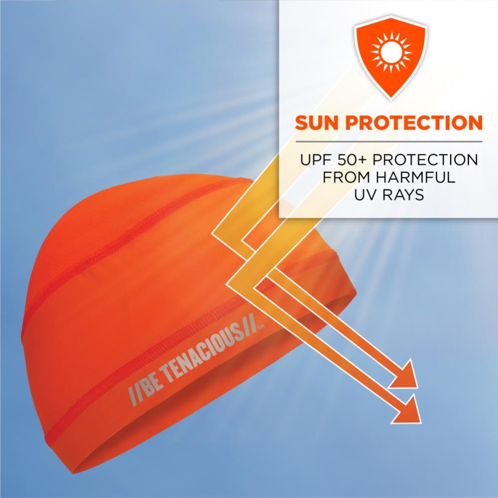 Ergodyne Chill Its 6632 Cooling Skull Cap Orange - Ascmtools