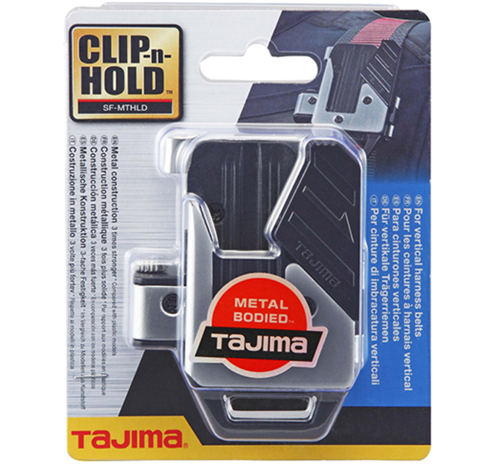 Tajima CLIP n HOLD Metal Bodied for Vertical Harness Belts - Ascmtools