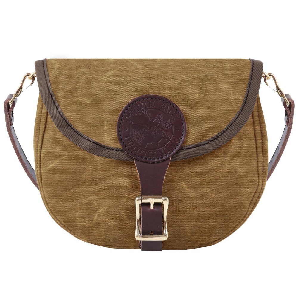 Duluth Pack 2 Liters Capacity Waxed Khaki Small Standard Shell Purse - Ascmtools