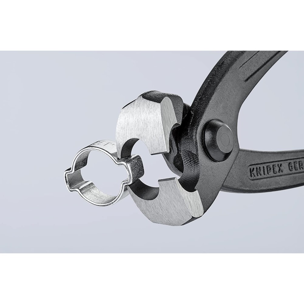 Knipex Ear Clamp Pliers Plastic Coated Handle 220mm - Ascmtools