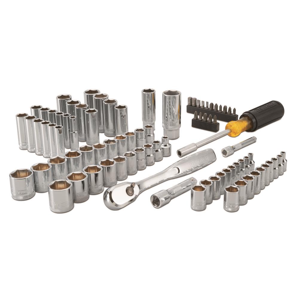 DEWALT 84 Pieces Mechanics Tool Set - Ascmtools