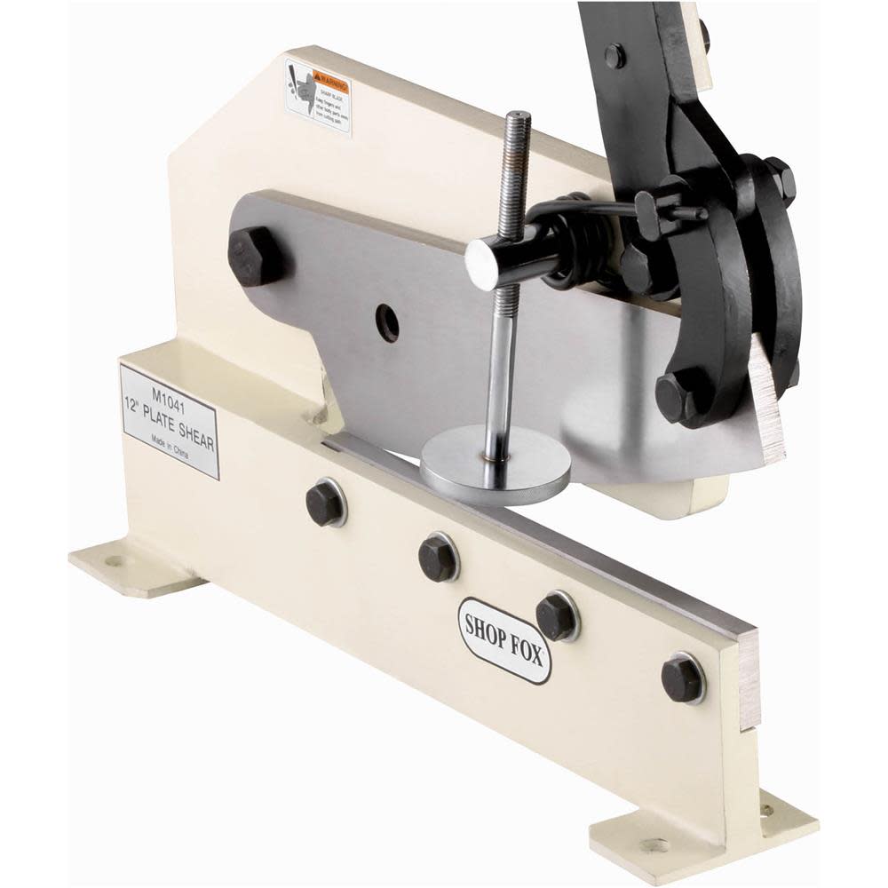 Shop Fox Plate Shear 12″ 7 Ga - Ascmtools