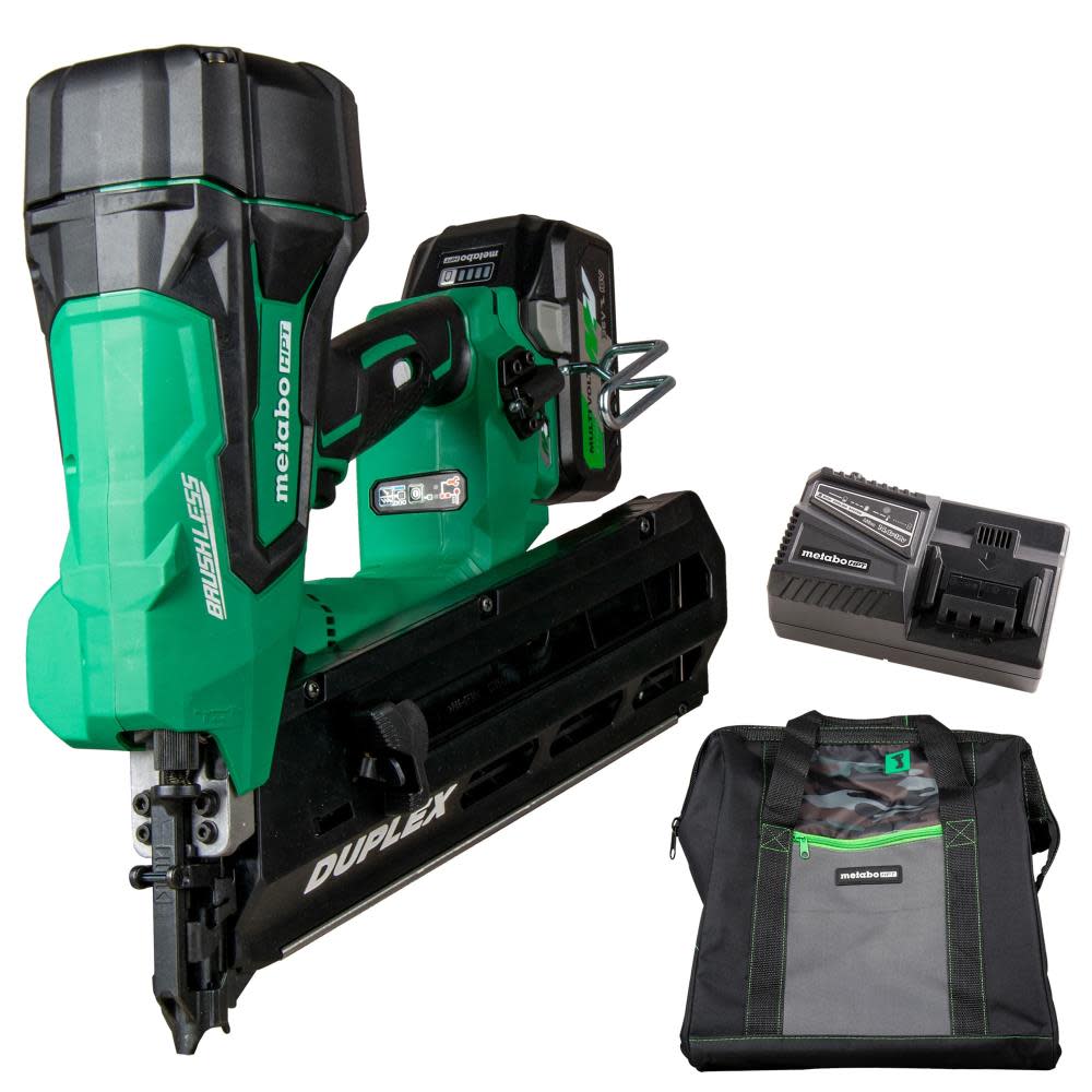 Metabo HPT 36V MultiVolt Forming Nailer 3 1/2″ Cordless Kit - Ascmtools