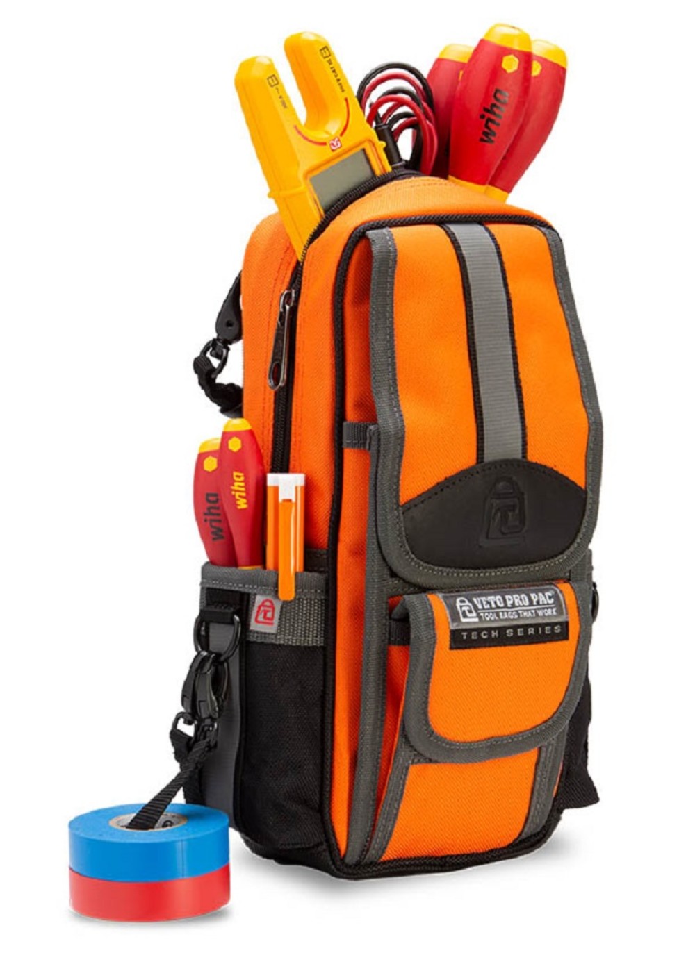 Veto Pro Pac Meter Bag Tall Hi Viz Orange - Ascmtools