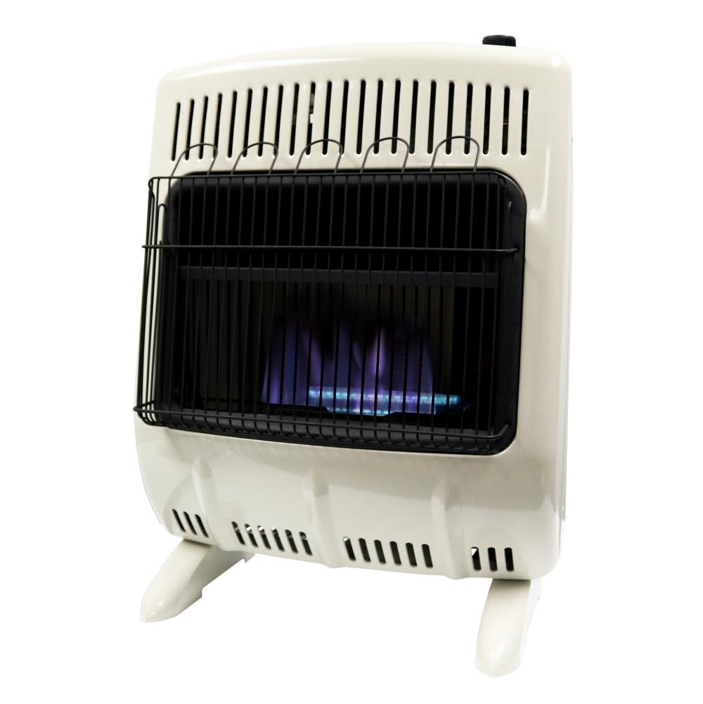 Heatstar 20000 BTU Vent Free Blue Flame Natural Gas Heater with Thermostat and Blower - Ascmtools