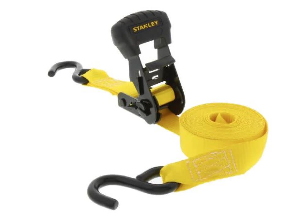 Stanley Ratchet Straps 1.25″ X 16′ 3000lbs 2pk - Ascmtools