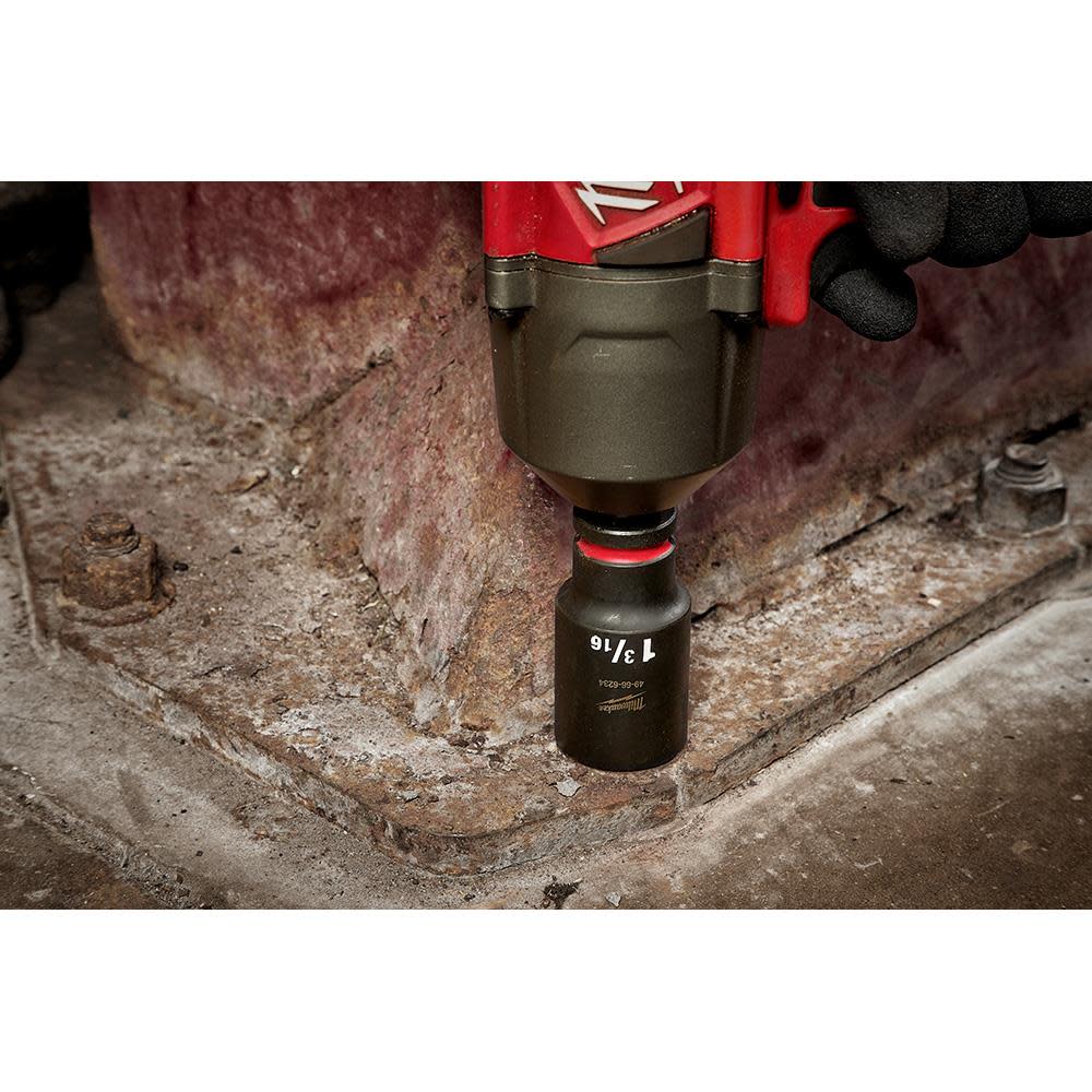 Milwaukee Impact Socket 1/2″ Drive 1 1/4″ Deep 6 Point - Ascmtools