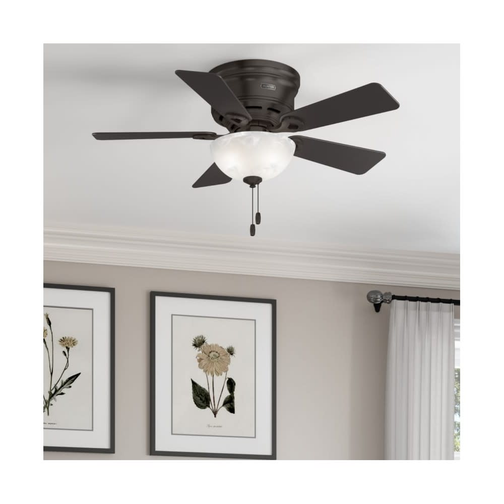 Hunter Fan Haskell Ceiling Fan 42″ Premier Bronze Dark Mocha - Ascmtools