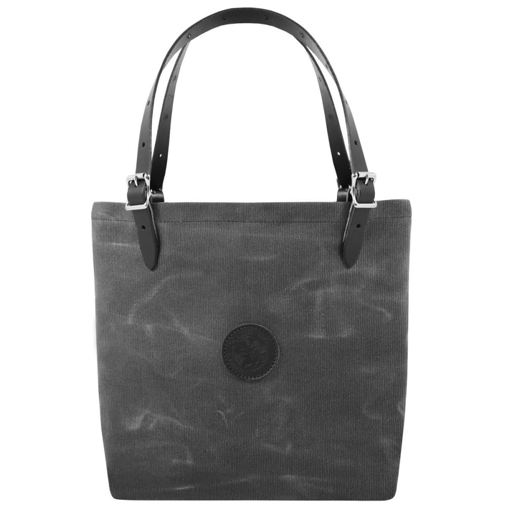Duluth Pack 18 Liter Capacity Wax Gray Medium Market Tote - Ascmtools