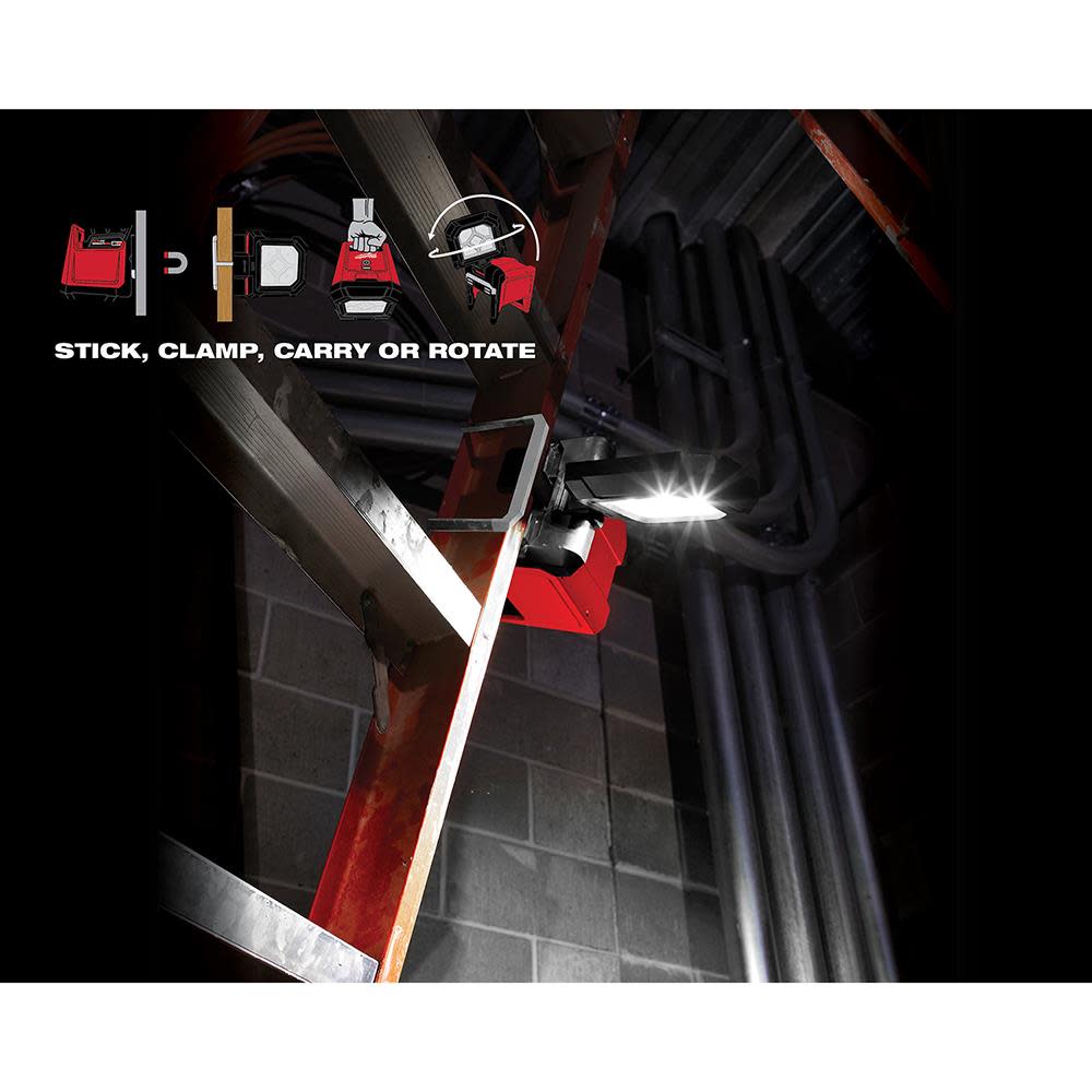 Milwaukee M18 ROVER Mounting Flood Light - Ascmtools