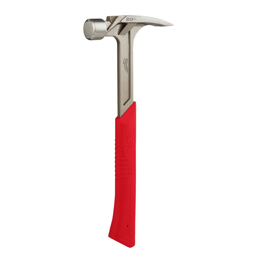 Milwaukee 20oz Smooth Face Rip Claw Hammer - Ascmtools