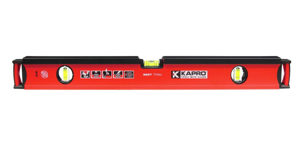 Kapro 24″ Titans Masons Level with Integrated Striking Cap - Ascmtools