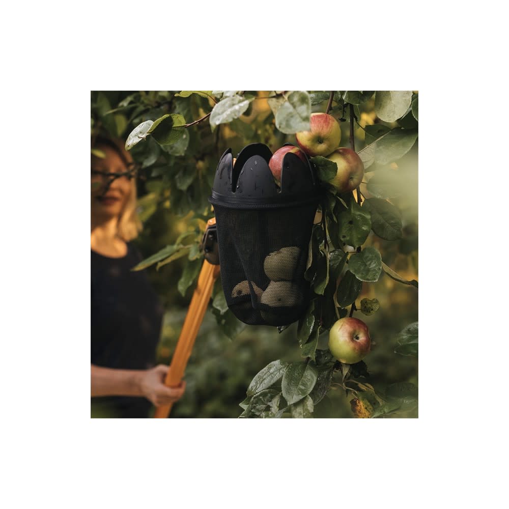 Fiskars Orange/Black 7 12′ Extendable Fruit Picker Tool - Ascmtools