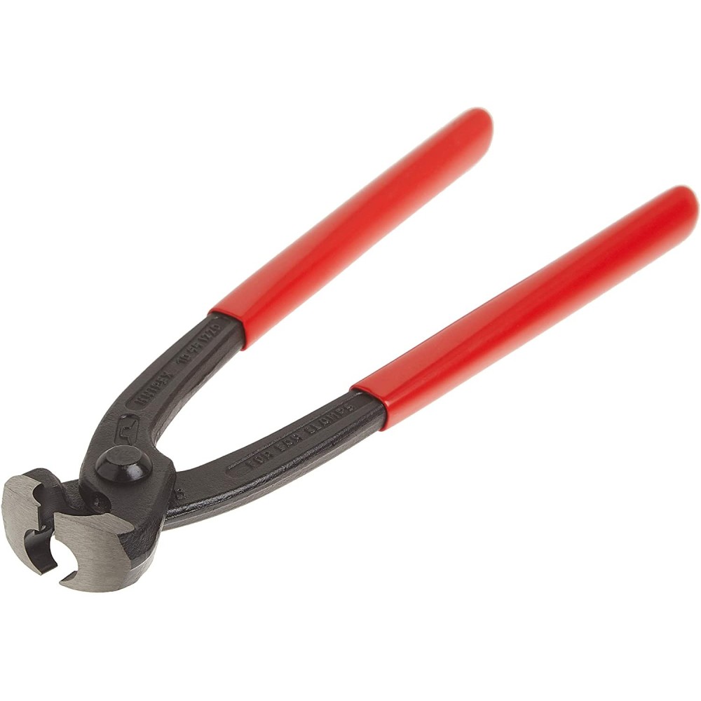 Knipex Ear Clamp Pliers Plastic Coated Handle 220mm - Ascmtools