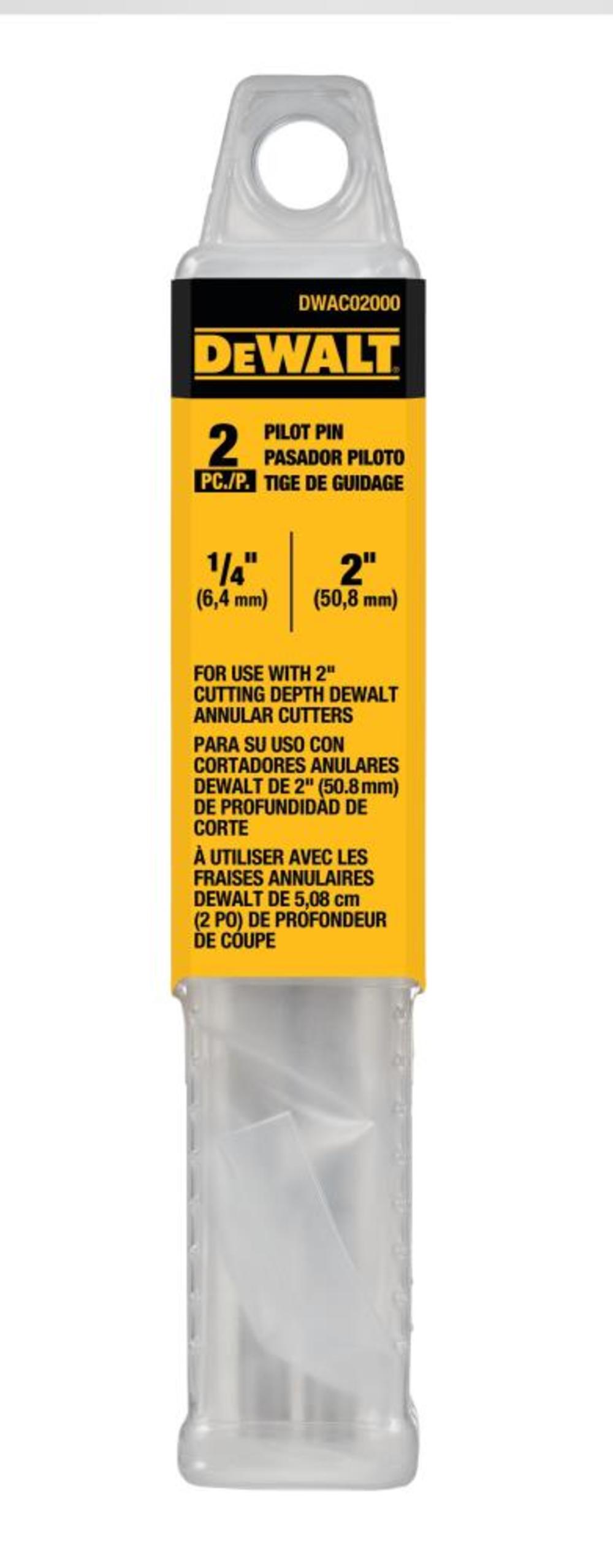DEWALT Annular Cutter Pilot Pin - Ascmtools