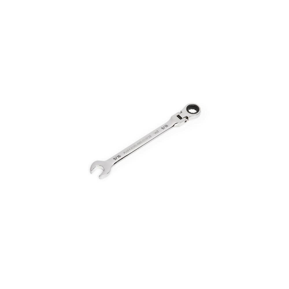 GEARWRENCH 9/16″ 90T 12 Point Flex Head Ratcheting Combination Wrench - Ascmtools