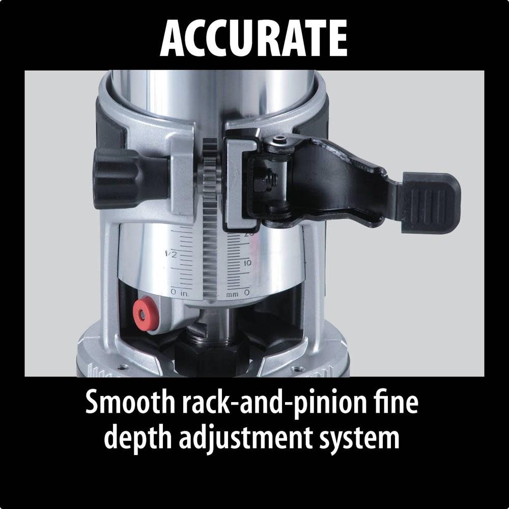 Makita 1-1/4 HP Compact Router Kit - Ascmtools
