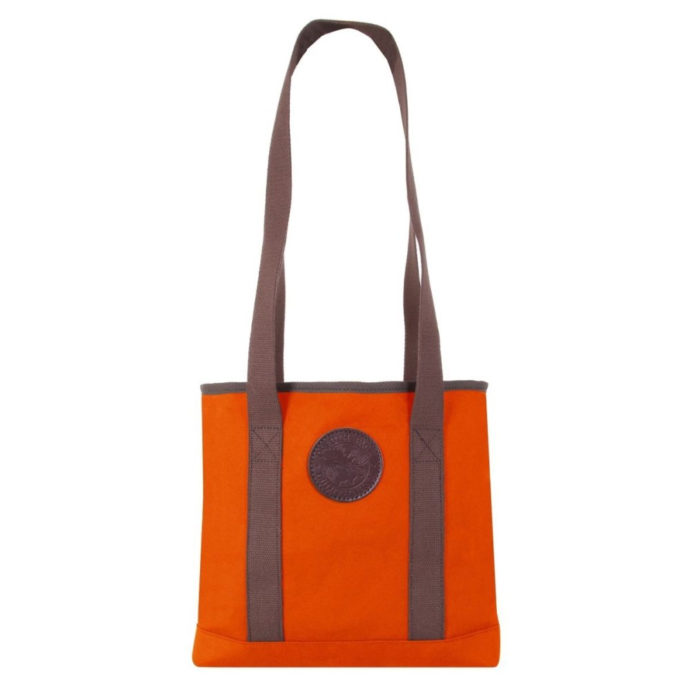 Duluth Pack 5 Liter Capacity Orange Long Handles Mini Tote - Ascmtools