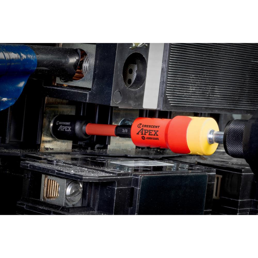 Crescent APEX CRESCENT eSHOK-GUARD Magnetic Isolated Bit Holder 1/4″ x 3″ - Ascmtools