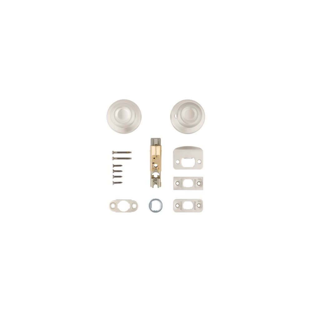 Kwikset Satin Nickel Hall/Closet Tylo Passage Door Knob - Ascmtools