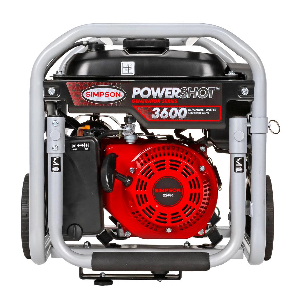 Simpson PowerShot Generator Portable 3600with 4500W - Ascmtools