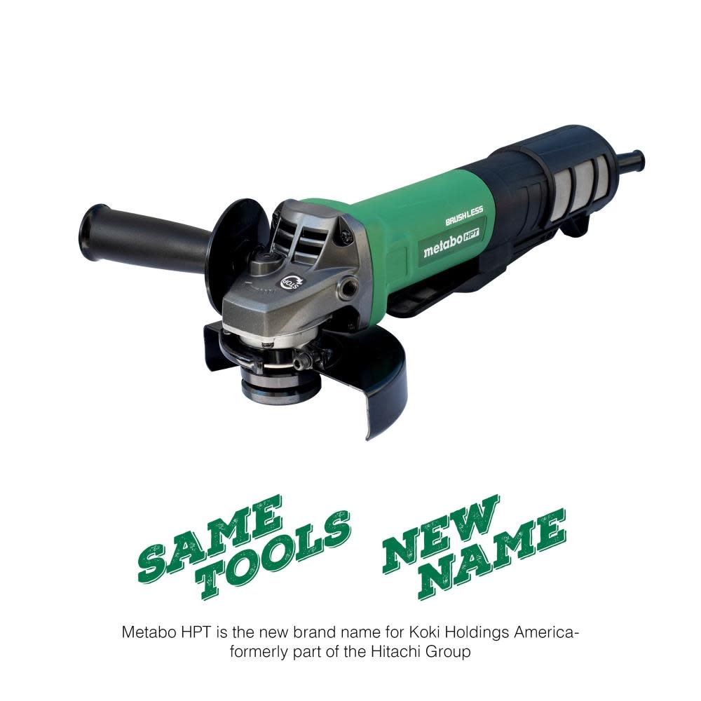Metabo HPT Paddle Switch Disc Grinder 5 Inch 12 Amp - Ascmtools