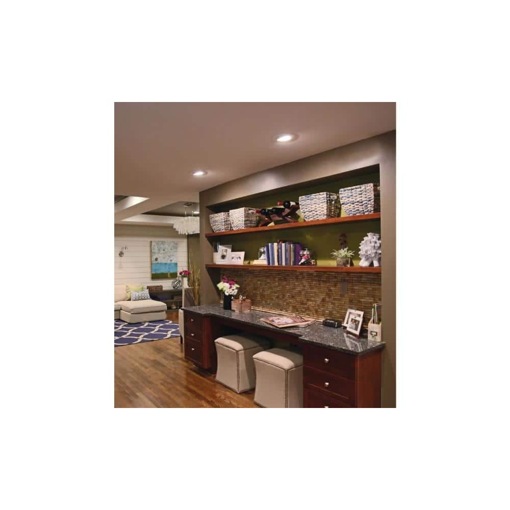 Halo Downlight 5/6″ Matte White 9W 632 Lumen LED Adjustable - Ascmtools