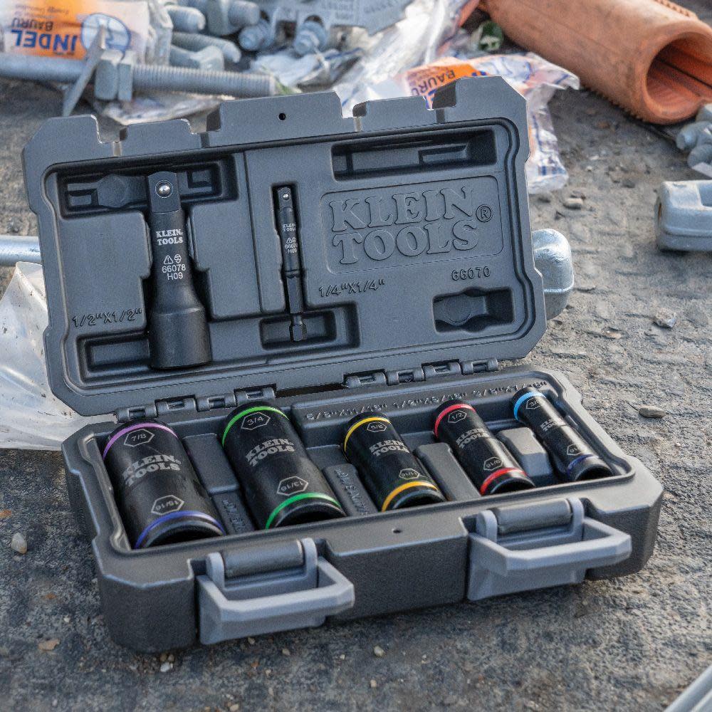 Klein Tools Flip Impact Socket Set 7pc - Ascmtools